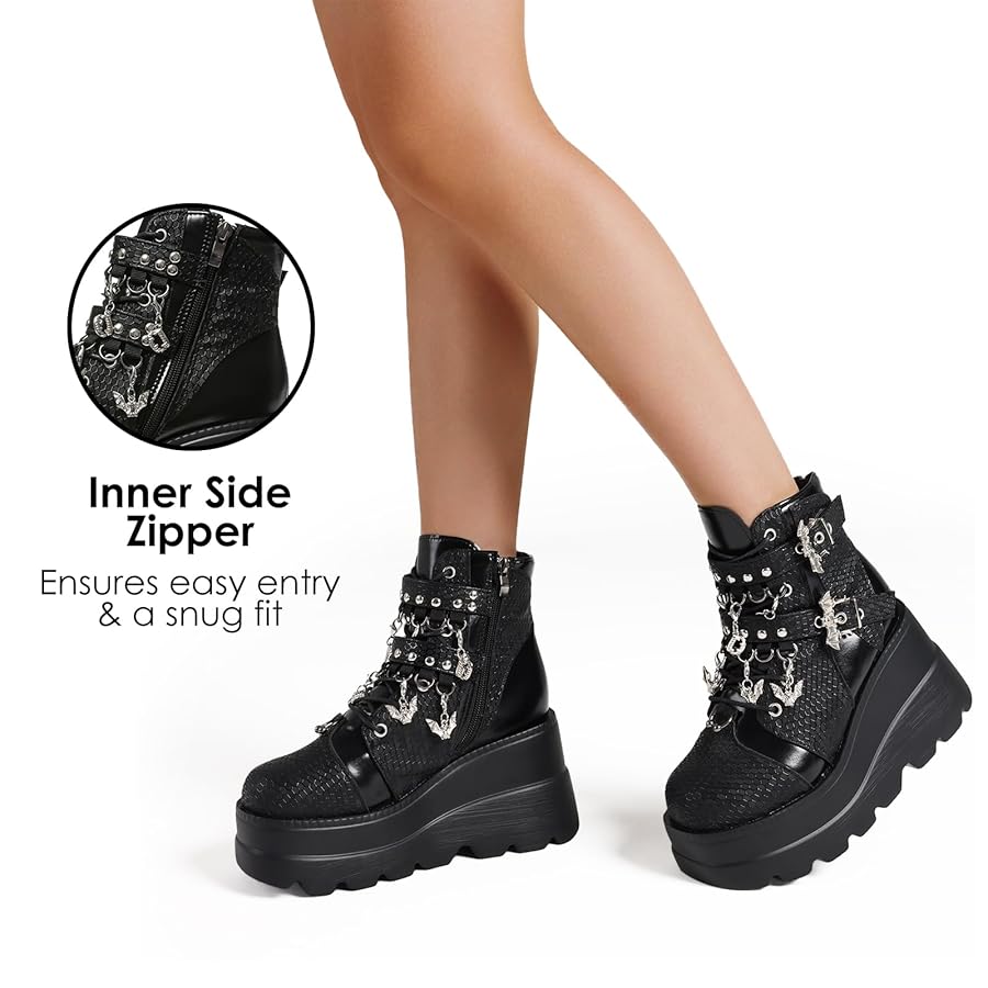 ショートブーツ・ブーティ BADBLOOD Eskimo Boots Short Platform 5BMM054 BADBLOOD Eskimo Boots Short Platform 5BMM054